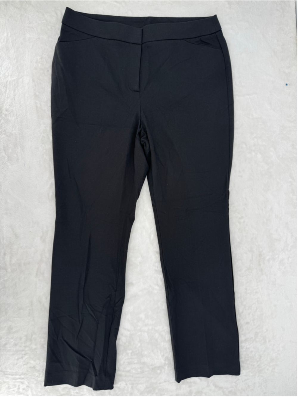 Chico’s Black Pants Business Casual Career Wear Basic Wardrobe Staple Size 1P/8P